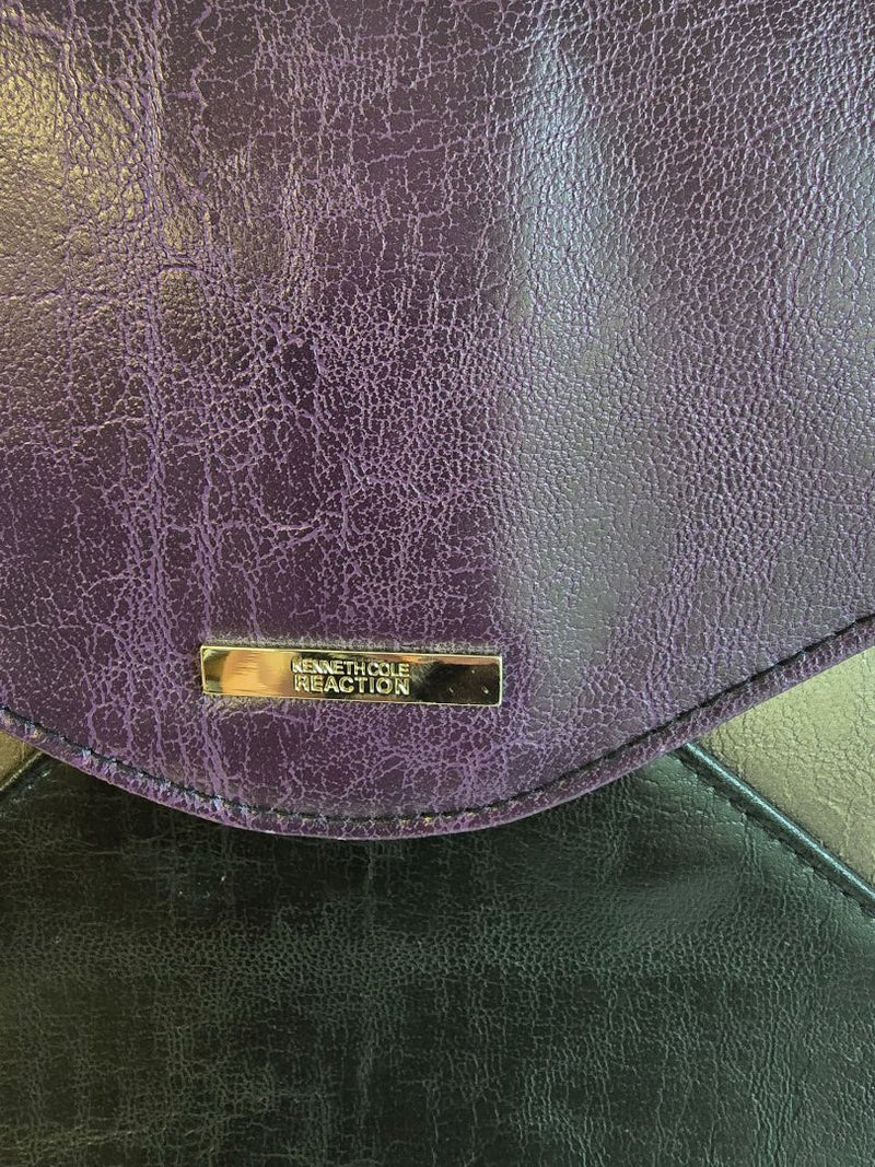 Load image into Gallery viewer, Kenneth Cole Vintage Leather Envelope Clutch Purse
