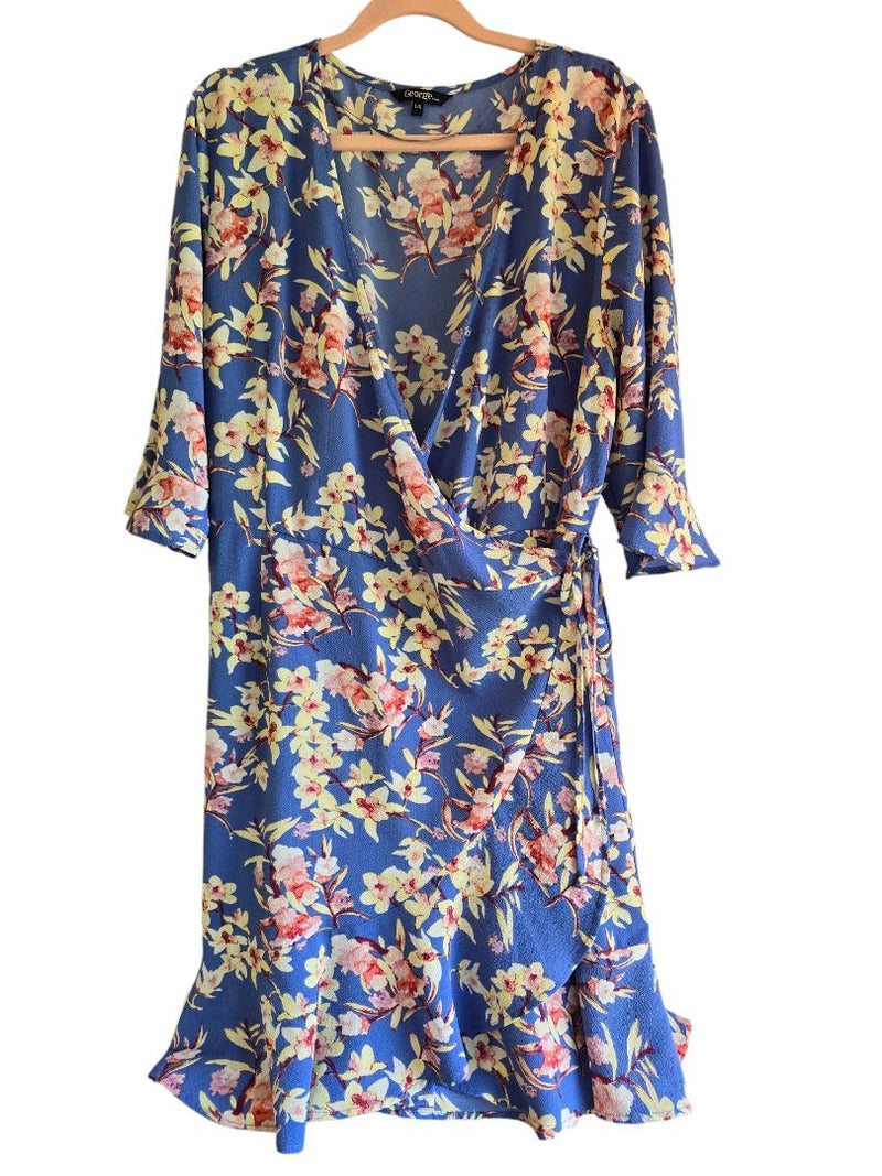 Load image into Gallery viewer, George Floral Faux Wrap, Large
