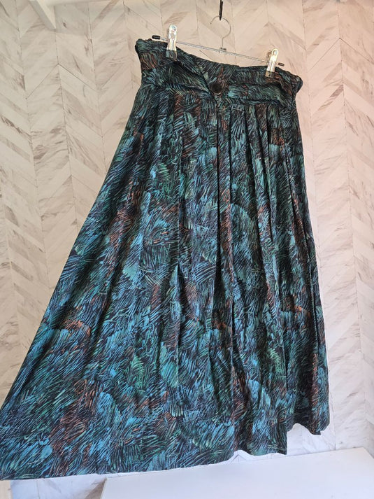 Lavande Vintage Cotton Skirt, Medium