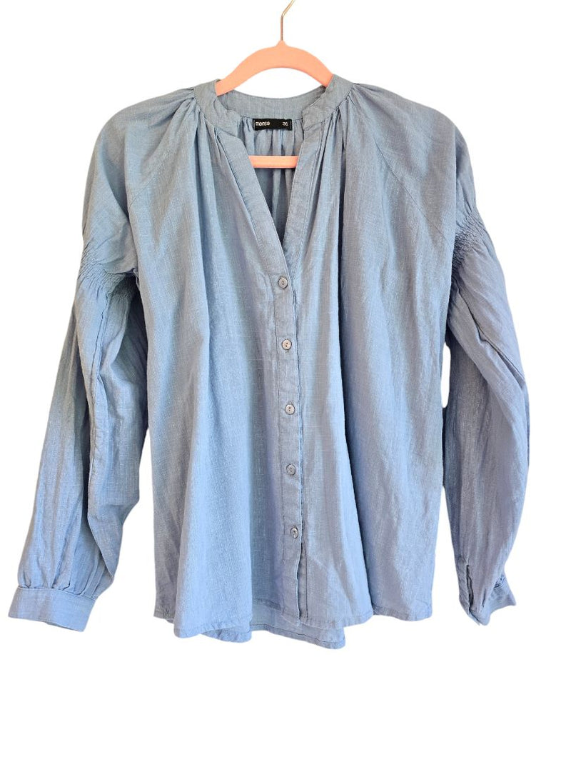 Load image into Gallery viewer, Marisa Cotton Button Up V-Neck,
