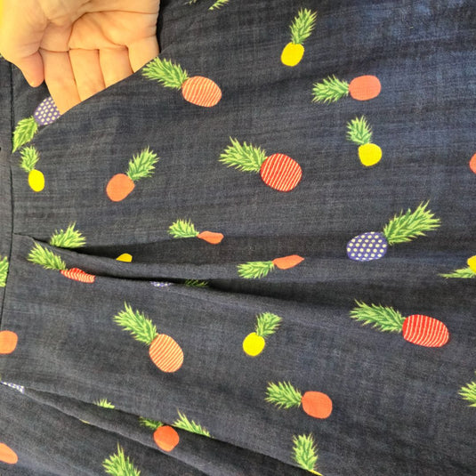 Louche of London Pineapple Pleated Skirt with Pockets, 10