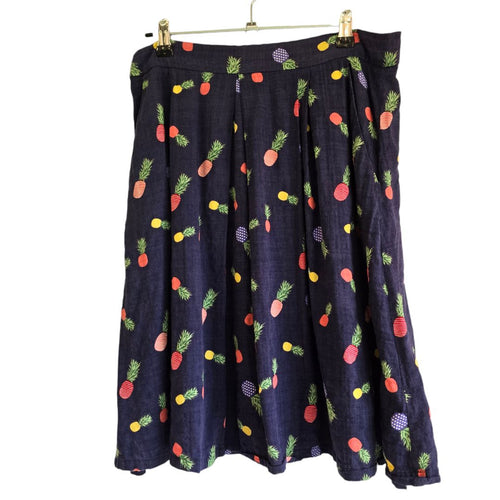 Louche of London Pineapple Pleated Skirt with Pockets, 10