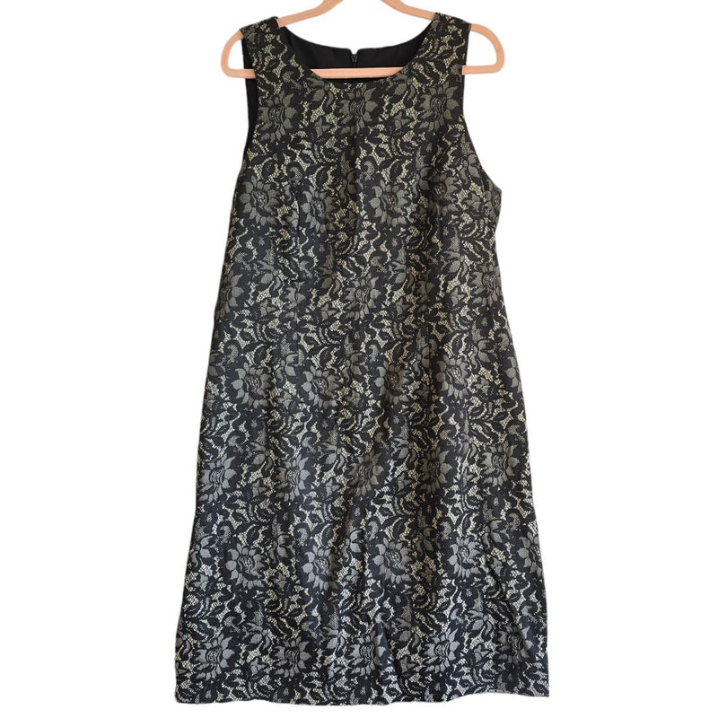 Load image into Gallery viewer, Lace Patterned Tank Sleeve Dress, 16
