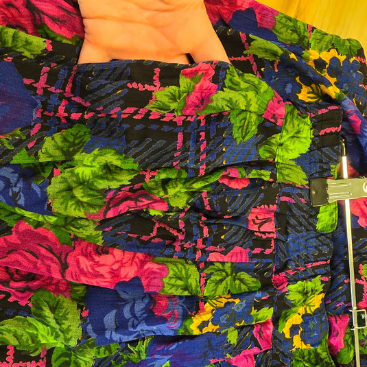 Della Spiga Vintage Midi Floral Skirt, 6