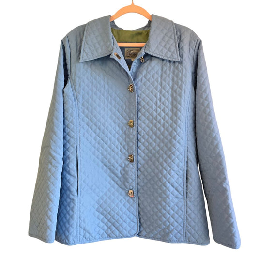 Tradition Light Blue Quited Barncoat, 14