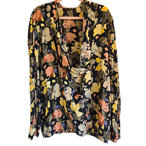 Joseph Janard Vintage Shawl Collar Blouse