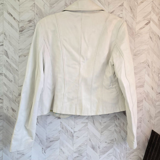 Guess Vtg Leather Blazer, Large