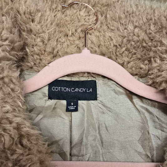Cotton Candy LA VTG Teddy Bear Jacket w/ Pockets, Small