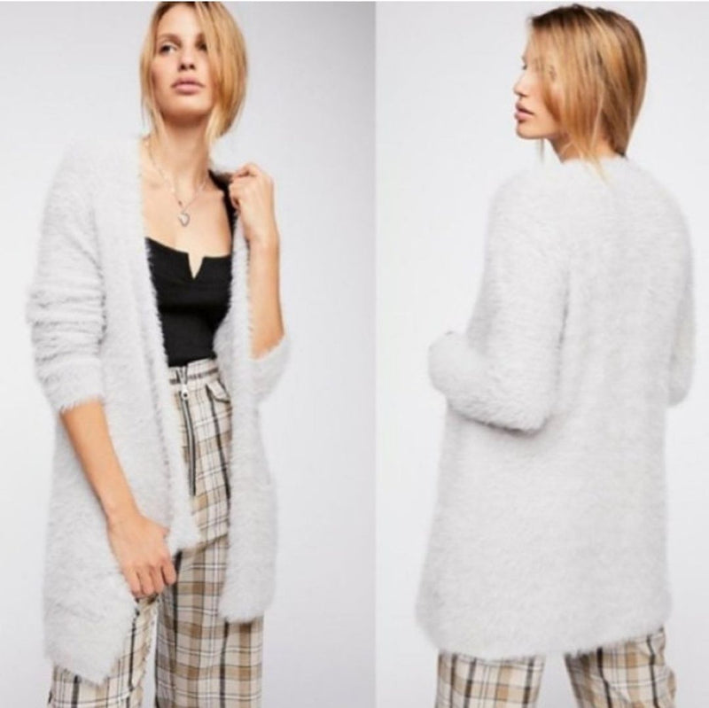 Load image into Gallery viewer, Free People Faux Fur Open Cardi
