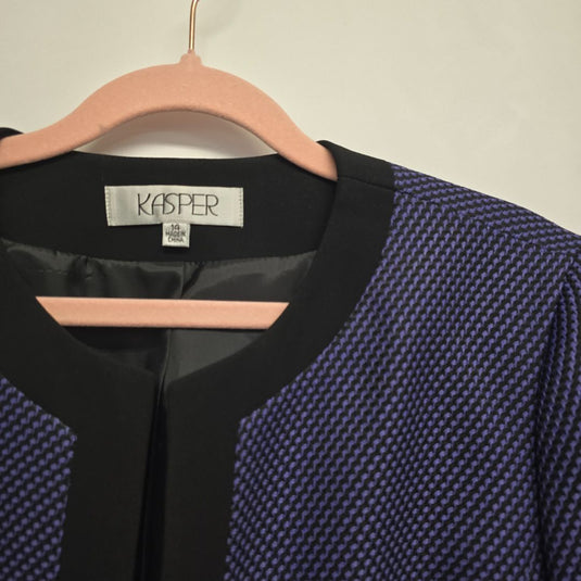Kasper Purple Open Blazer, 14