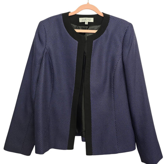 Kasper Purple Open Blazer, 14