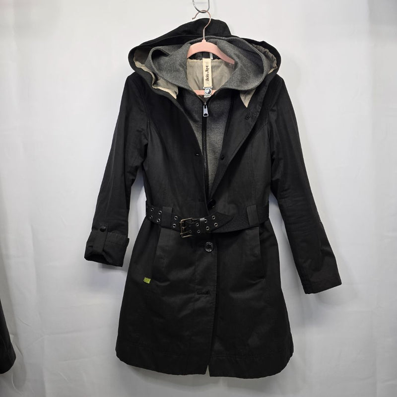 Load image into Gallery viewer, Soia &amp; Kyo Short Trench w/ Hoodie Insert, XXS
