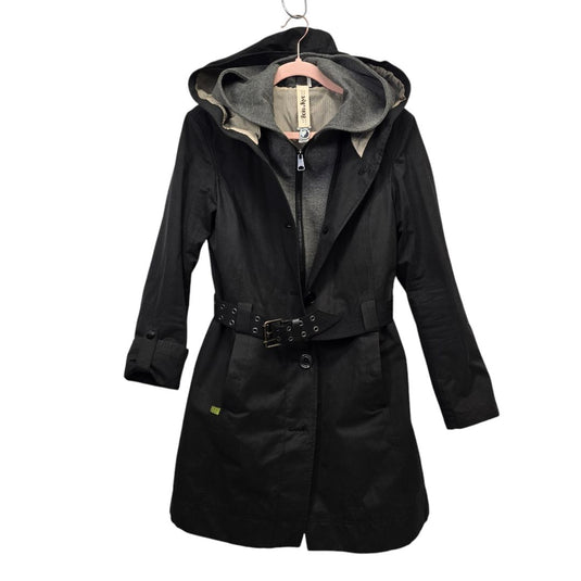 Soia & Kyo Short Trench w/ Hoodie Insert, XXS