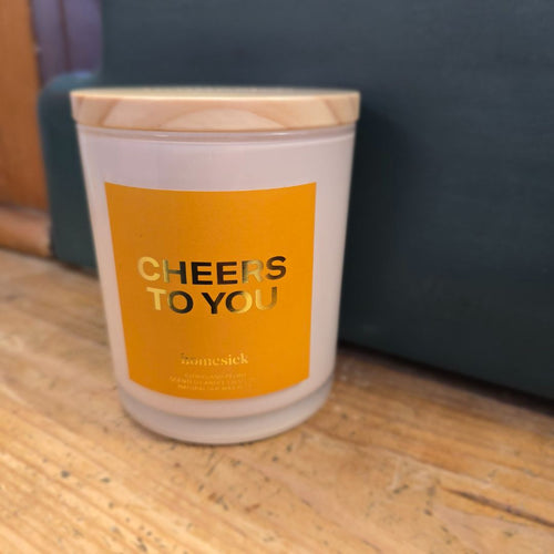 Homesick Cheers to You - Citrus & Peony Soy Candle, 8oz
