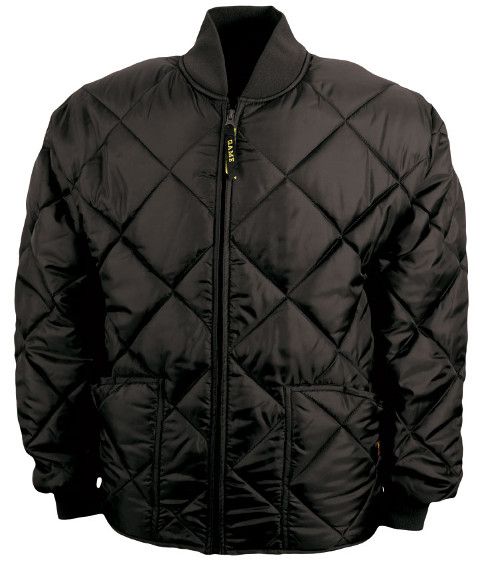 Game NEW* Black Quilted Coat, Small