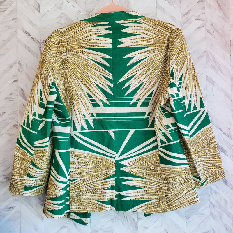 Load image into Gallery viewer, Walter Baker W118 Bamboo Feather Blazer, sz Large
