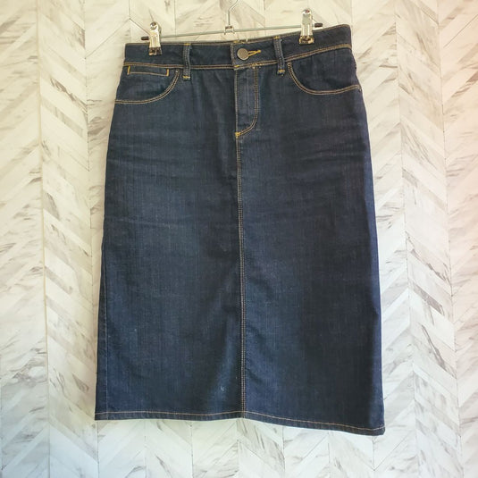 Zara Denim Pencil Skirt, Sz 6