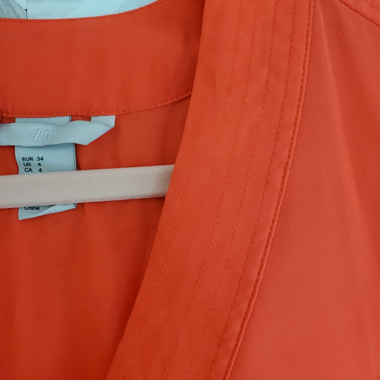 Orange Blouse, Sz 4