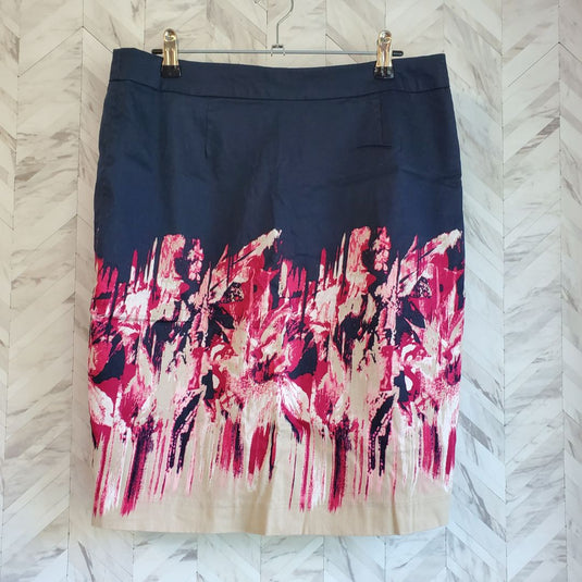 Cleo Floral pencil skirt, Sz 8