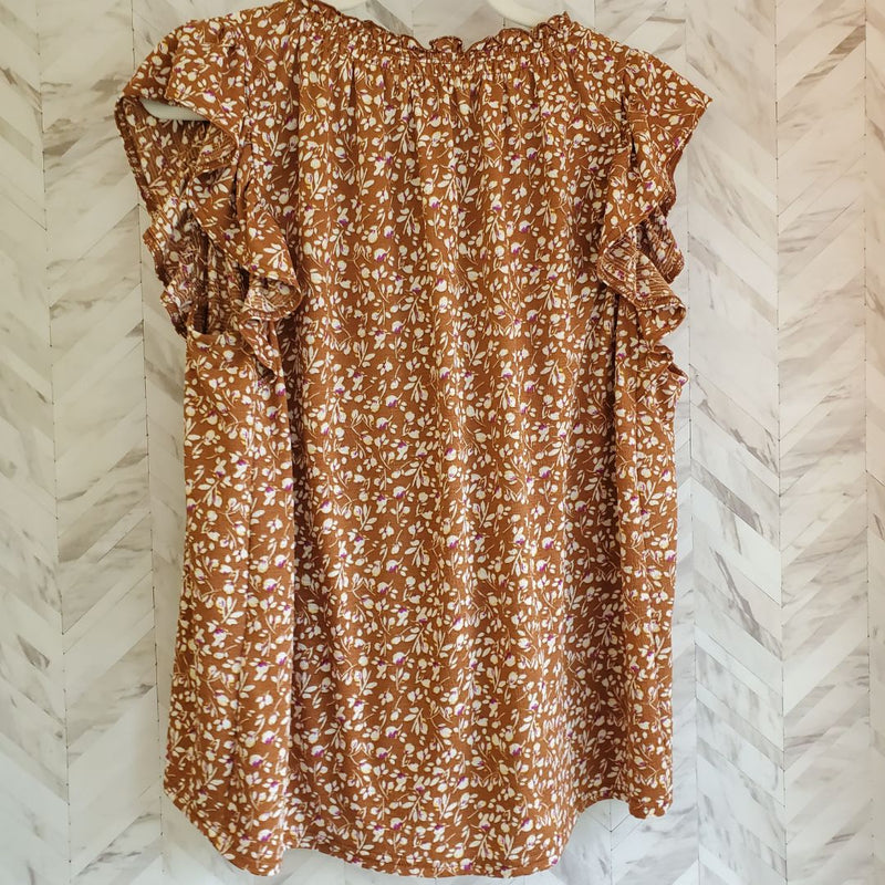 Load image into Gallery viewer, Anthropologie Melloday flutter sleeve, sz Large
