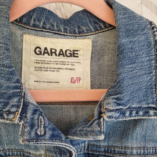 Garage Denim Jacket, Sz XS