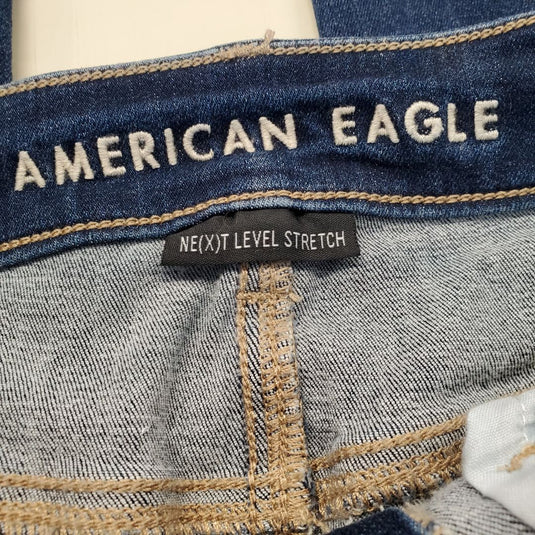 American Eagle High Rise Distressed Legging, Sz 6