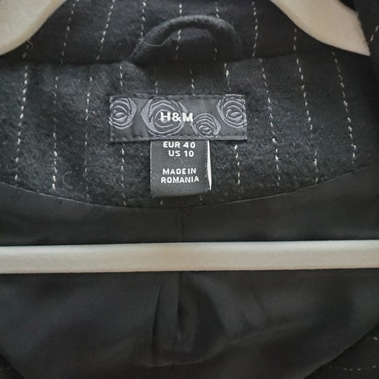 H&M Pinstripe Blazer, 10