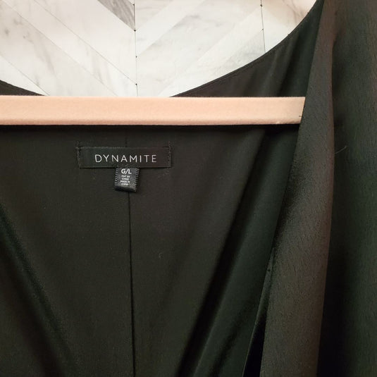 Dynamite Short wrapped blouse, Large