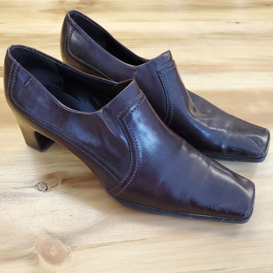 Franco Sarto Brown Heels, 8.5