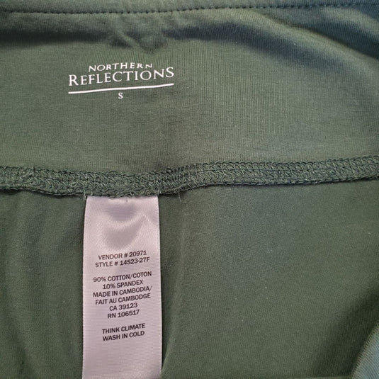 Northern Reflections Cotton Capri Leggings NWOT, Small