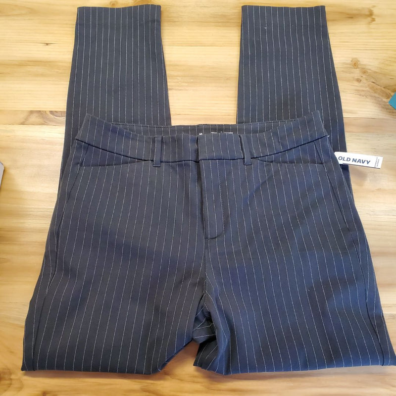 Load image into Gallery viewer, Old Navy Pinstripe High Rise Pixie, 10
