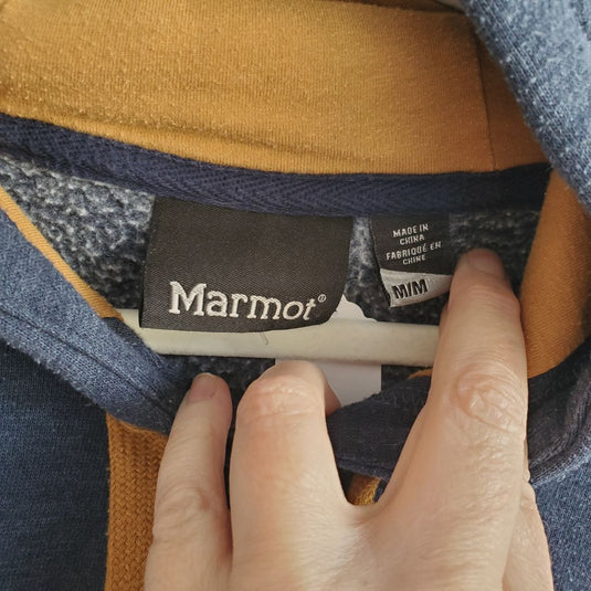 Marmot Hoodie, Sz Medium Blue