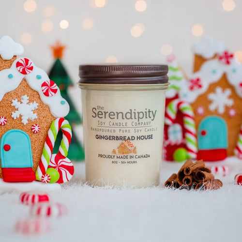 Serendipity Candles Gingerbread House, 8oz