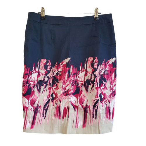 Cleo Floral pencil skirt, Sz 8
