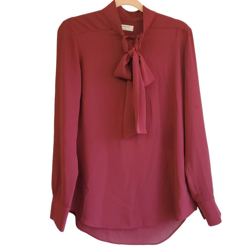 Aritzia Babaton Piero Bow Blouse, XS