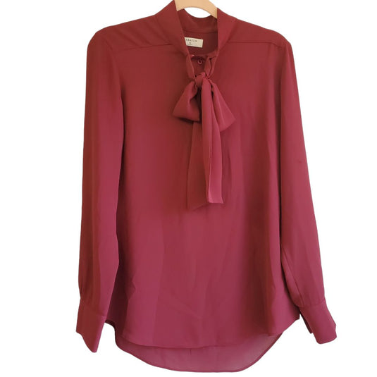 Aritzia Babaton Piero Bow Blouse, XS