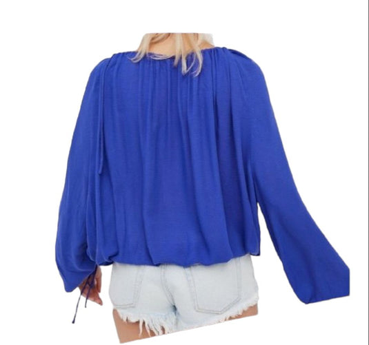 Free People Oversize Cinched Top, XS