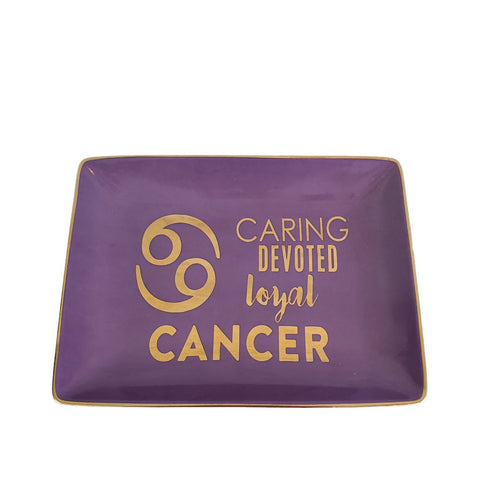 Astrology Cancer Trinket Plate