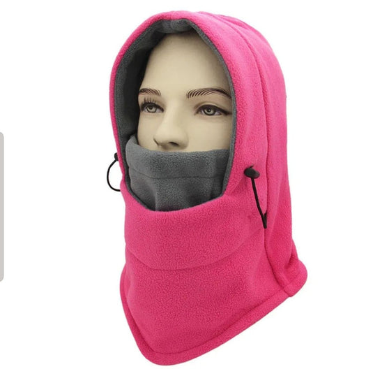 *NEW Pink Ski Hat Face Warmer