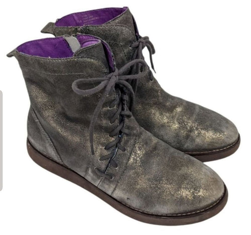 Bionica Leather Flex Taupe Gold Mettalic, 7.5