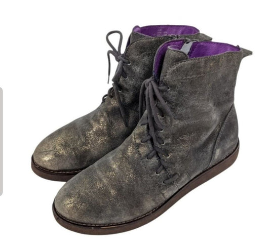Bionica Leather Flex Taupe Gold Mettalic, 7.5