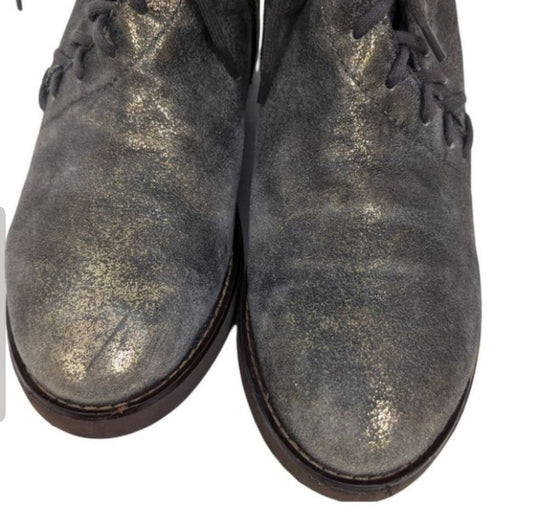Bionica Leather Flex Taupe Gold Mettalic, 7.5