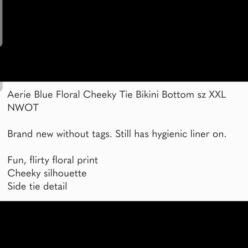 Load image into Gallery viewer, Aerie *New Cheeky Tie Bikini Bottom, 2XL
