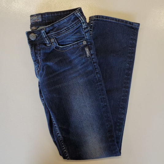 Silver Jean Co. Aiko Baby Bootcut Jeans, Sz 28/31