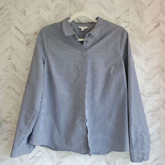 Reitmans Crisp Long Sleeve Blouse by R. Esssentials, Sz XL