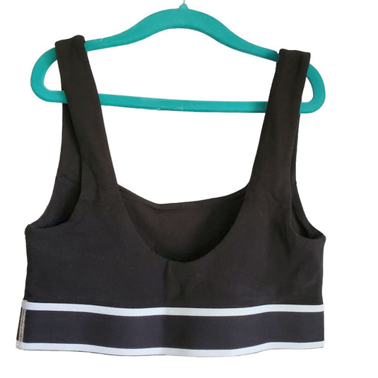 Gap *NEW Stretch Cotton Bralette, Sz XS Black