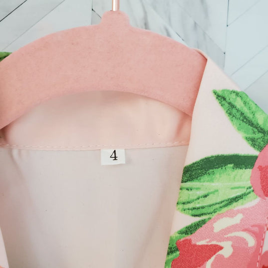 *NEW Blush Satin Robe, Youth sz 4