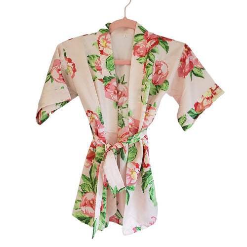 *NEW Blush Satin Robe, Youth sz 4