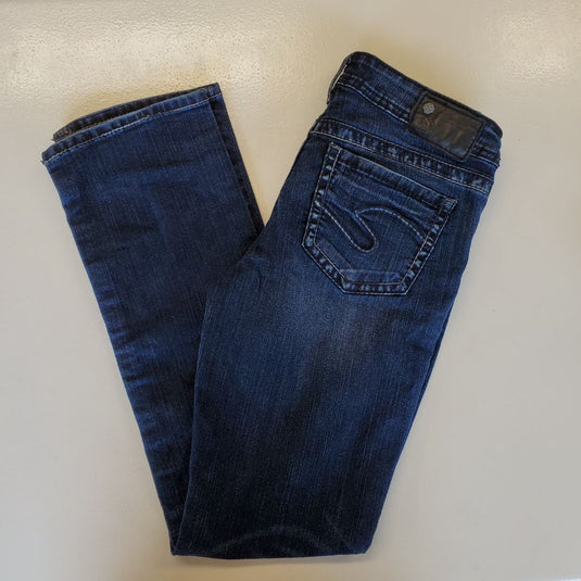 Silver Jean Co. Aiko Baby Bootcut Jeans, Sz 28/31