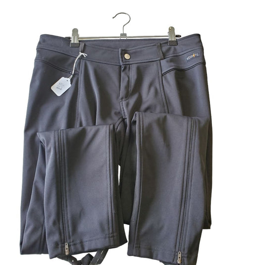 Kerrits Fleece Lined Stirrup bottoms, sz Large Black